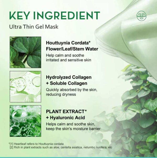 558055116_835129302793460_3156171113517795241_n Heartleaf Soothing Collagen Mask (4 Sheets)
