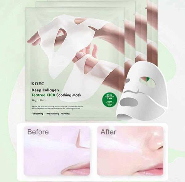 Deep collagen teatree cica soothing mask
