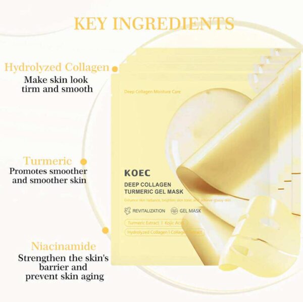 Koec acid & turmeric gel mask