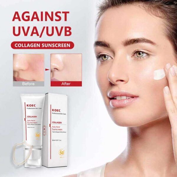 Collagen daily relief sunscreen