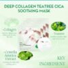 Deep collagen teatree cica soothing mask