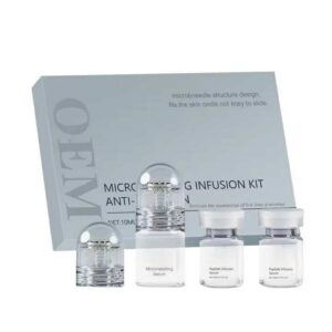 Microneedle infusion anti-aging solution