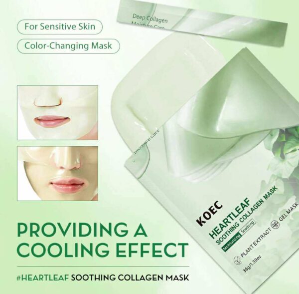 564493268_773517632114652_2926727381125255850_n Heartleaf Soothing Collagen Mask (4 Sheets)