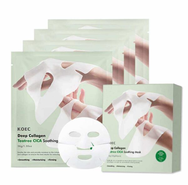 Deep collagen teatree cica soothing mask