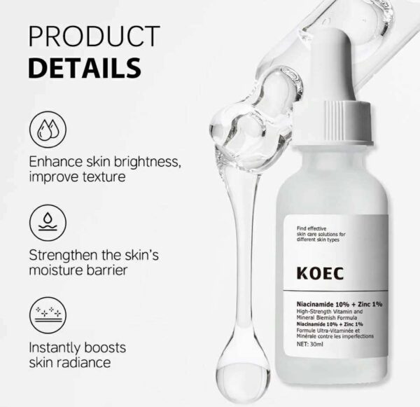 Niacinamide 10%+zinc 1% face serum