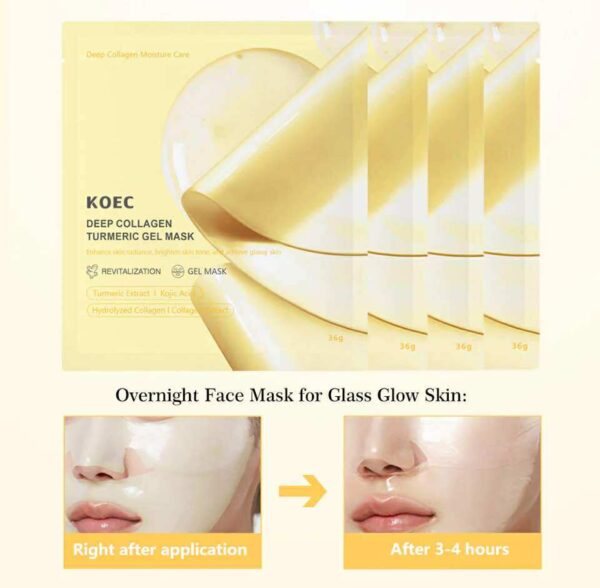Koec acid & turmeric gel mask