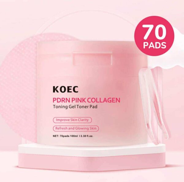 Pdrn & collagen gel toning pad 70pcs